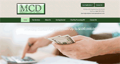Desktop Screenshot of merchantcapitaldirect.com